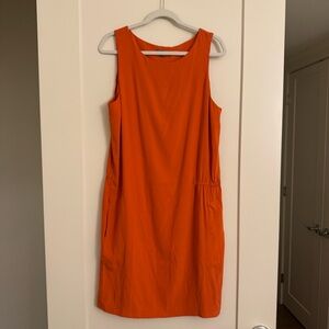 Vince Vibrant Orange Mini Dress